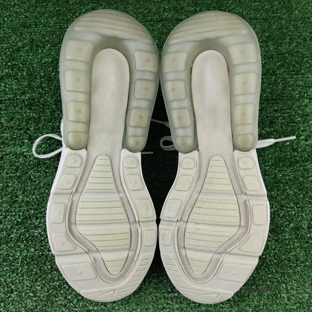 Nike Sneakers Womens 6.5 White Air Max 270 DX0114-100 Metallic Silver Athletic - Picture 6 of 8